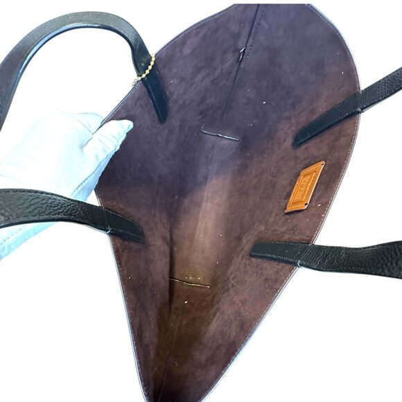 Coach Large Musical Penguin Leather Tote - Picture 6 of 7